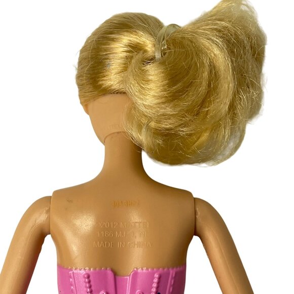 Fairy time Magic Mattel Barbie Doll Blonde Blue Eyes Pink  Teal Outfit Toy - Picture 5 of 8